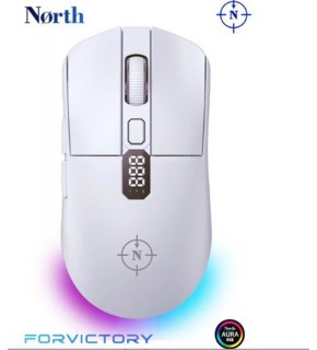 North Odin Pro WL Beyaz 26K DPI 750 IPS 70G UltraLight RGB Kablosuz Gaming Mouse