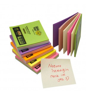 Not Yaz Yapışkanlı Not Kağıdı 100 YP Adhesıve Notes AD-9740 (1 Adet)