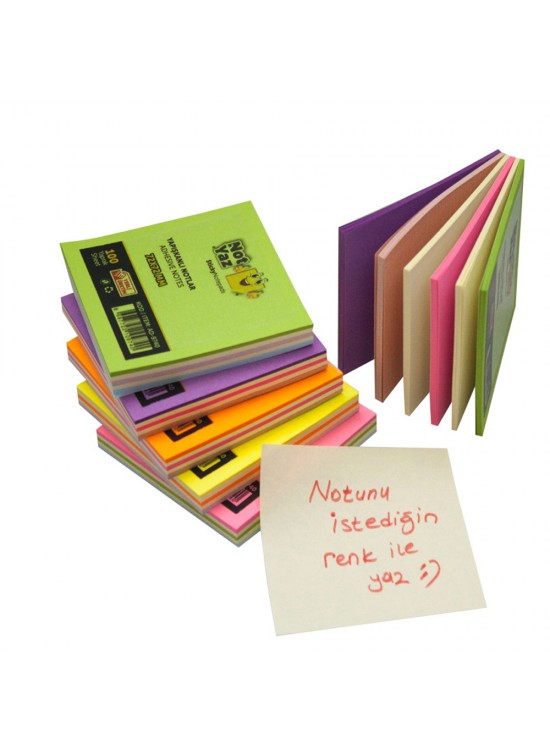 Not Yaz Yapışkanlı Not Kağıdı 100 YP Adhesıve Notes AD-9740 (1 Adet)