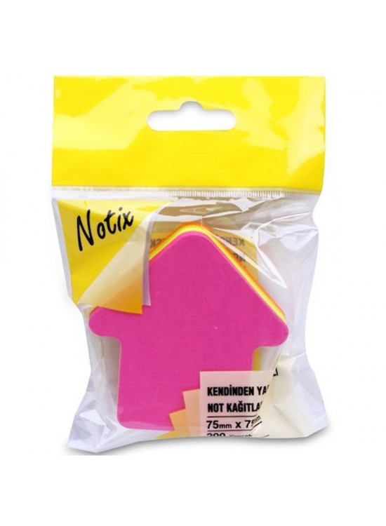 Notix Yapışkanlı Not Kağıdı 4R Ok 200 YP Asmalı N-4R-OK-FP Notix Yapışkanlı Not Kağıdı 4R Ok 200 YP Asmalı N-4R-OK-FP