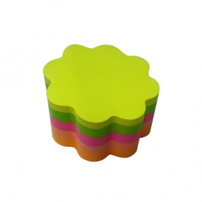 Notix Yapışkanlı Not Kağıt Neon 5 Renk Çiçek 250 YP N-5R-Ç (1 Adet)