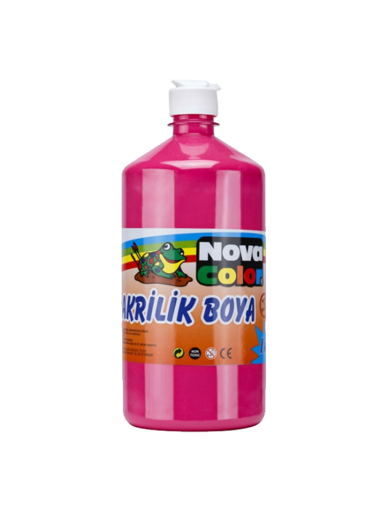 Nova Color Akrilik Boya 1 KG Pembe NC-230
