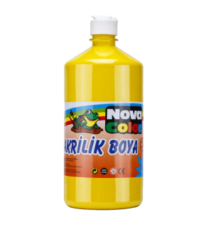 Nova Color Akrilik Boya 1 KG Sarı NC-221