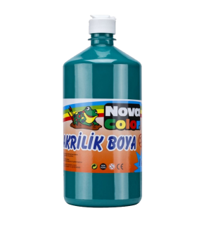 Nova Color Akrilik Boya 1 KG Yeşil NC-224