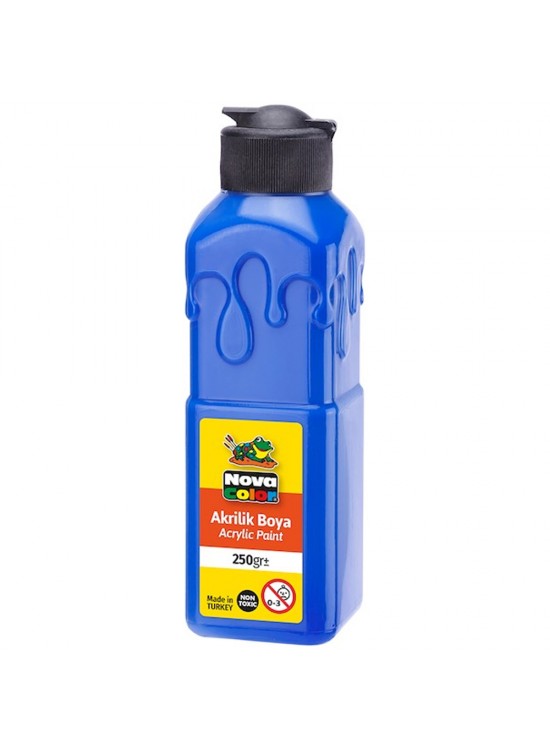 Nova Color Akrilik Boya 250 GR Mavi NC-3012