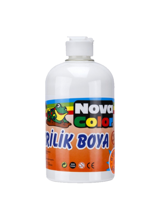 Nova Color Akrilik Boya 500 GR Beyaz NC-385 Nova Color Akrilik Boya 500 GR Beyaz NC-385