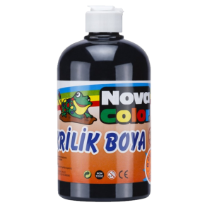 Nova Color Akrilik Boya 500 GR Siyah NC-386