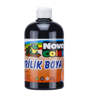 Nova Color Akrilik Boya 500 GR Siyah NC-386