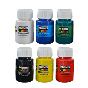 Nova Color Akrilik Boya 6 Renk 30 CC NC-180