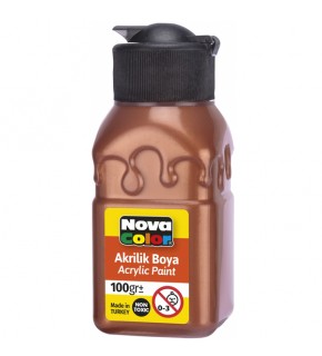 Nova Color Akrilik Boya Şişe 100 CC Bakır Nc-2037