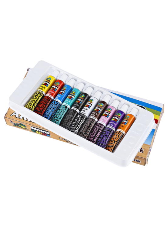 Nova Color Akrilik Boya Tüp 7 ML 10 Renk NC-287 Nova Color Akrilik Boya Tüp 7 ML 10 Renk NC-287