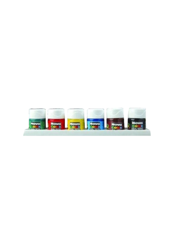 Nova Color Guaj Boya Şişe 6 Renk 25 ML NC-113