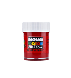 Nova Color Guaj Boya Şişe Kırmızı NC-104 (1 Adet)