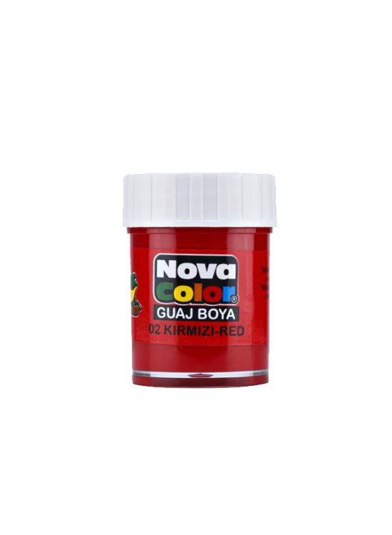 Nova Color Guaj Boya Şişe Kırmızı NC-104 (1 Adet)