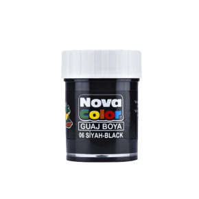 Nova Color Guaj Boya Şişe Siyah NC-108 (1 Adet)