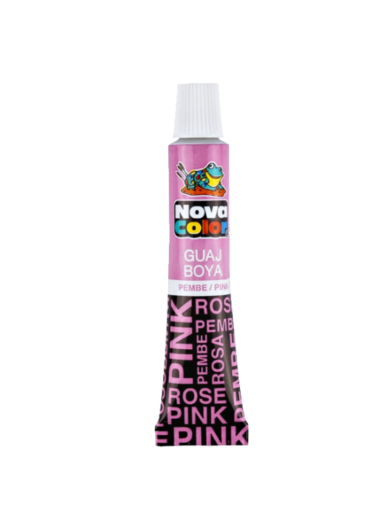 Nova Color Guaj Boya Tüp Pembe NC-124 (1 Adet)
