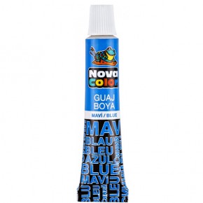 Nova Color Guaj Boya Tüp Mavi NC-117 (1 Adet)