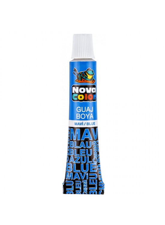 Nova Color Guaj Boya Tüp Mavi NC-117 (1 Adet)