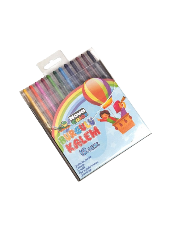 Nova Color Mum Pastel Boya Silinebilir Yuvarlak 12 Renk NC-2122 Nova Color Mum Pastel Boya Silinebilir Yuvarlak 12 Renk NC-2122