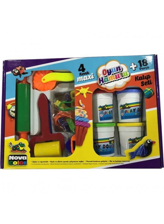 Nova Color Oyun Hamuru Kalıp Seti 18 Parça NC-851
