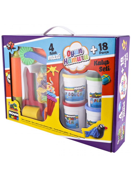 Nova Color Oyun Hamuru Kalıp Seti 18 Parça NC-851
