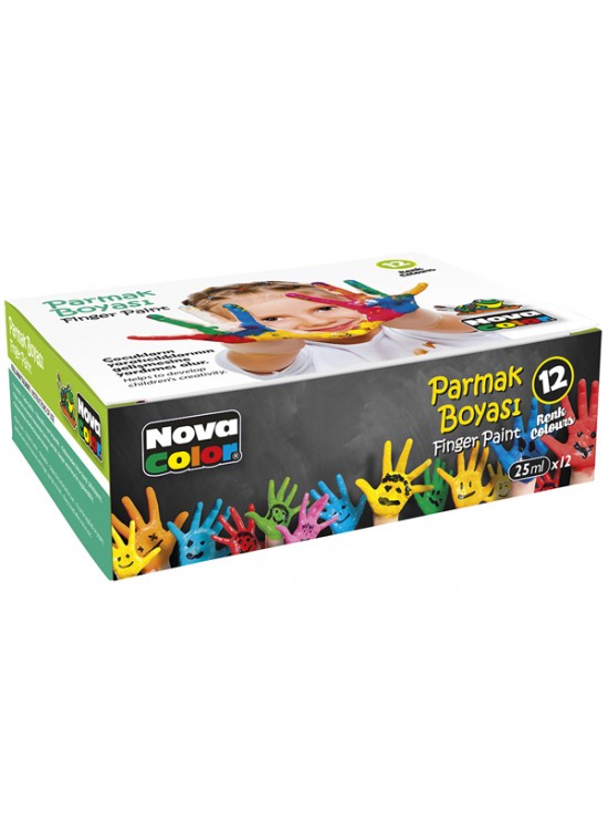 Nova Color Parmak Boyası 12 Li Takım NC-460