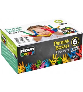 Nova Color Parmak Boyası 25ml 6 Renk