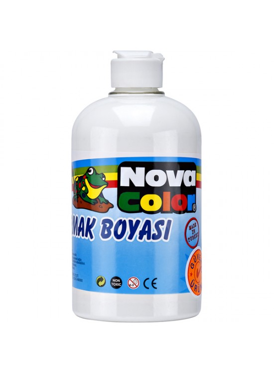 Nova Color Parmak Boyası Beyaz 500 GR NC-374 Nova Color Parmak Boyası Beyaz 500 GR NC-374