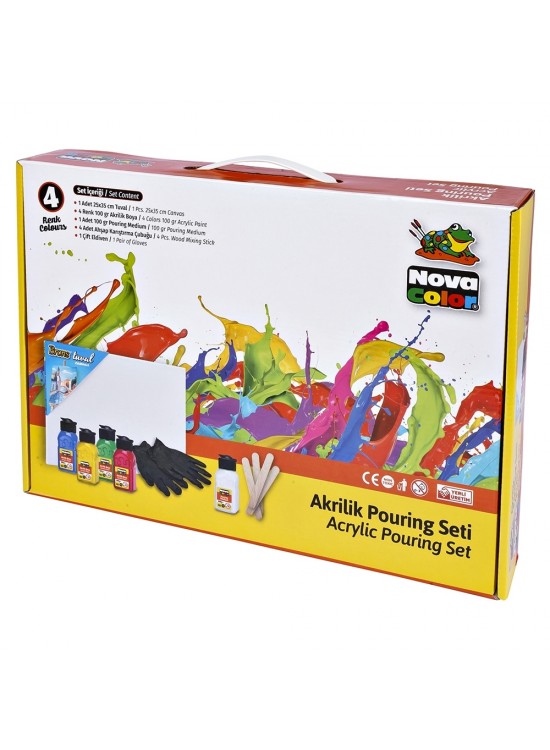 Nova Color Pouring Set Tropikal NC-2512 Nova Color Pouring Set Tropikal NC-2512