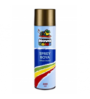 Nova Color Sprey Boya 200 ML Altın NC-811
