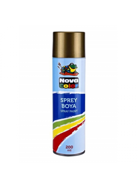 Nova Color Sprey Boya 200 ML Altın NC-811