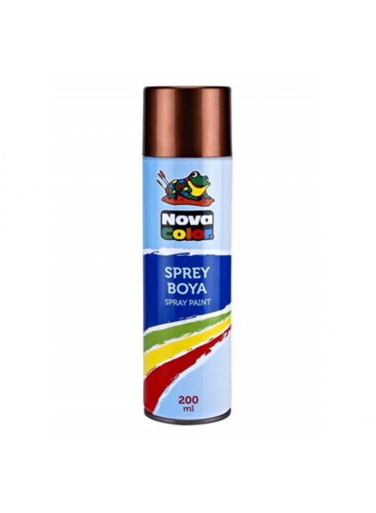 Nova Color Sprey Boya 200 ML Bakır NC-813
