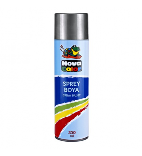 Nova Color Sprey Boya 200 ML Gümüş NC-812
