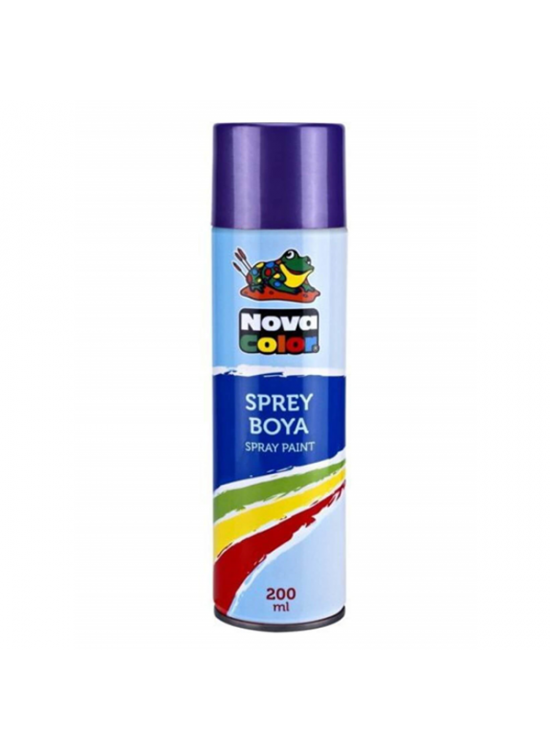 Nova Color Sprey Boya 200 ML Mor NC-808