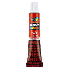 Nova Color Yağlı Boya Tüp Kırmızı NC-128 (1 Adet)