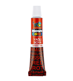 Nova Color Yağlı Boya Tüp Kırmızı NC-128 (1 Adet)