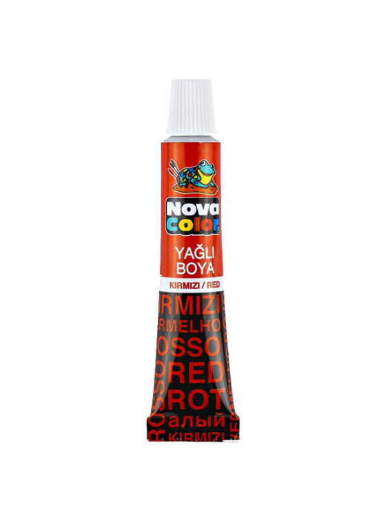 Nova Color Yağlı Boya Tüp Kırmızı NC-128 (1 Adet)
