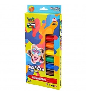 Nova Color Yüz Boyası 10 Lu Set NC-213