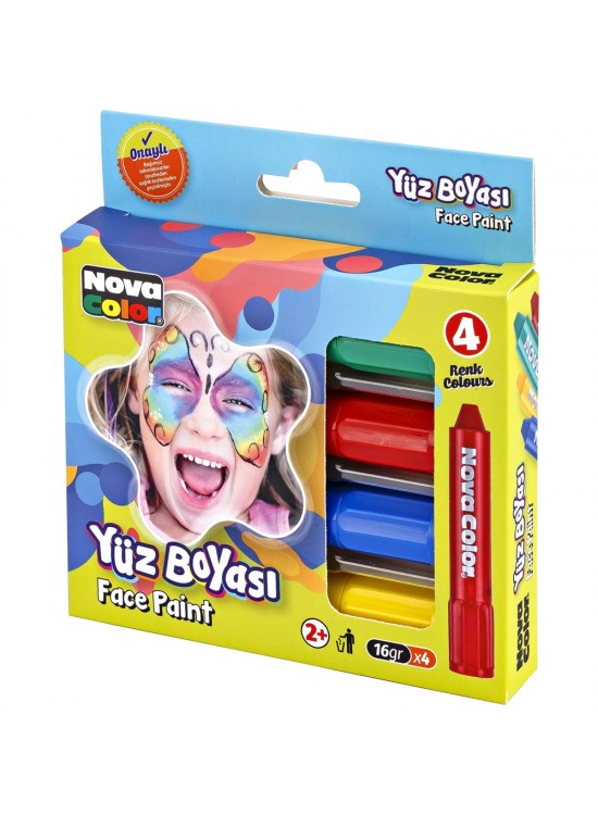 Nova Color Yüz Boyası 4 Lü Set NC-211