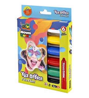 Nova Color Yüz Boyası 6 Lı Set NC-212