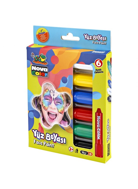 Nova Color Yüz Boyası 6 Lı Set NC-212