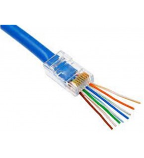 Nova RJ45 Cat6 Açık Uçlu 100lü Paket  Konnektör Delikli