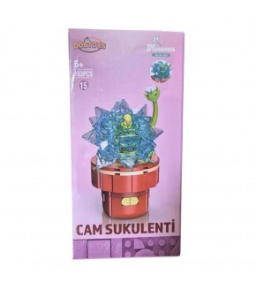 Oceanfour 113-9-16-2 Cam Sukulenti Çiçek Lego