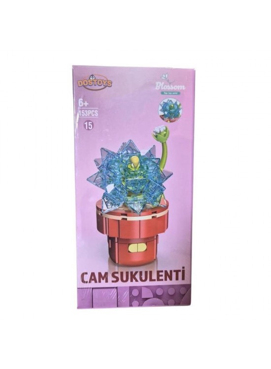 Oceanfour 113-9-16-2 Cam Sukulenti Çiçek Lego