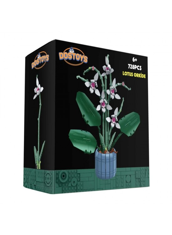 Oceanfour Blok Oyuncak 06289-101-1 Lotus Orkide Çiçek Lego