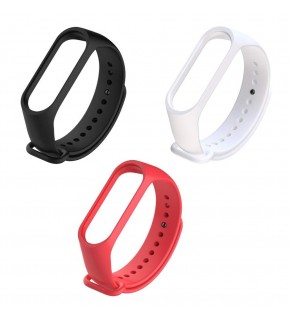 Oem M3-M4 M3 Akıllı Bileklik Silikon Kordon (Karışık Renk)