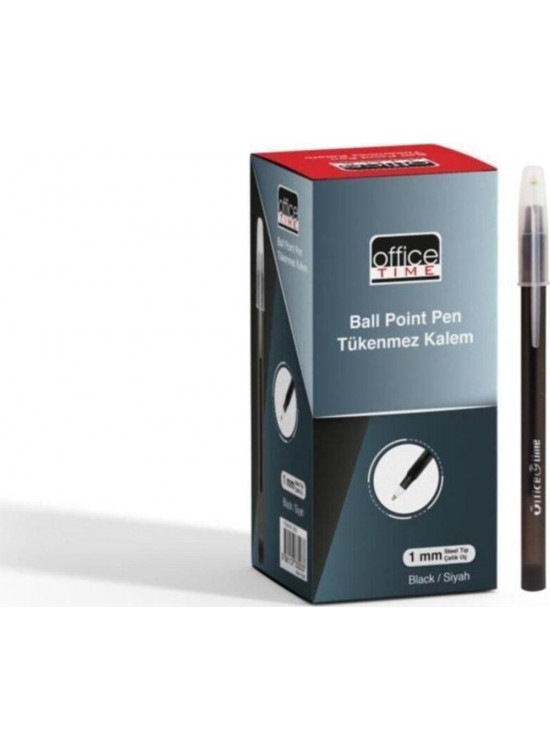 Offıce Tıme Tükenmez Kalem 1 mm Siyah 3023 (1 Adet)
