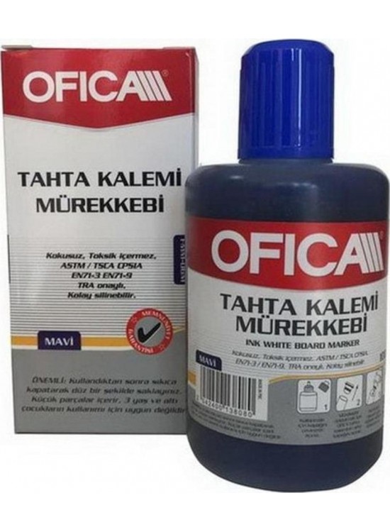 Ofica Tahta Kalem Mürekkebi 20 ML Mavi FMM-05M (1 Adet) Ofica Tahta Kalem Mürekkebi 20 ML Mavi FMM-05M (1 Adet)
