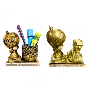 Öğretmenler Günü Hediyelik Dünya Atatürklü