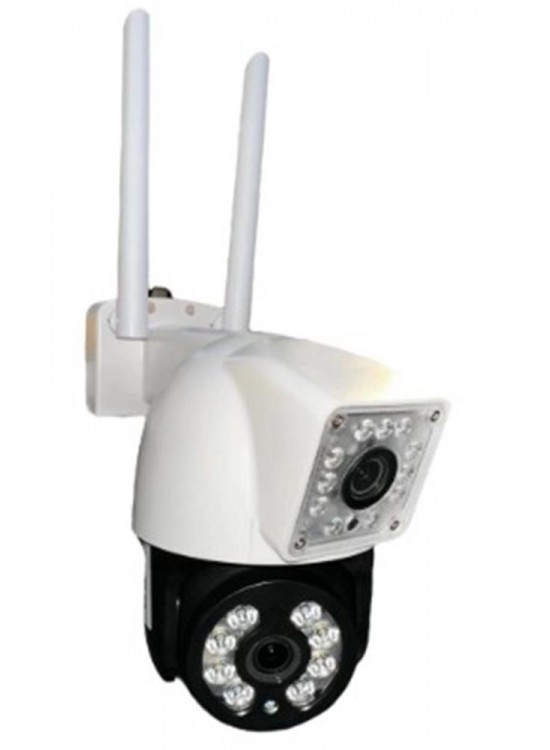 OKam O-Kam-3011 Çift Kameralı Full HD 4 MP Gece Görüşlü IP Wi-Fi PTZ Güvenlik Kamerası OKam O-Kam-3011 Çift Kameralı Full HD 4 MP Gece Görüşlü IP Wi-Fi PTZ Güvenlik Kamerası